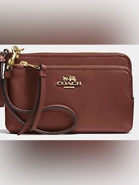 Coach Madison Double Zip Wristlet